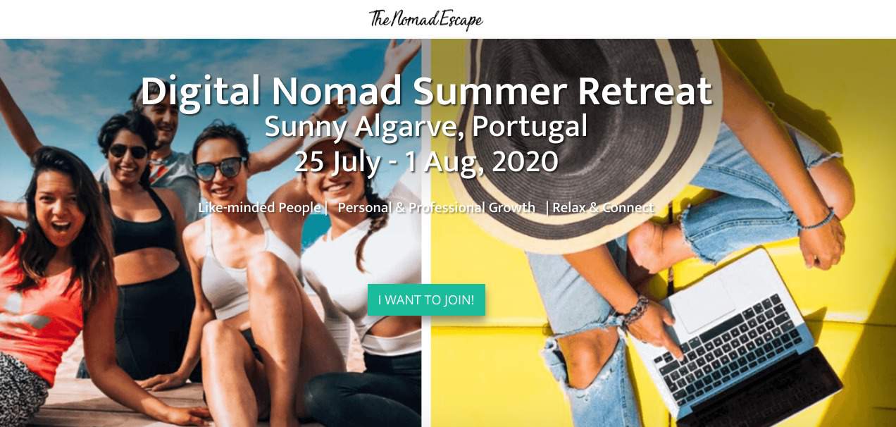 digital nomad event - summer retreat algarve