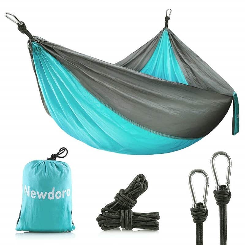 Lightweight Nylon Portable Hammock ONSON Camping Hammock Best Parachute Double Hammock for Outdoor Activities 