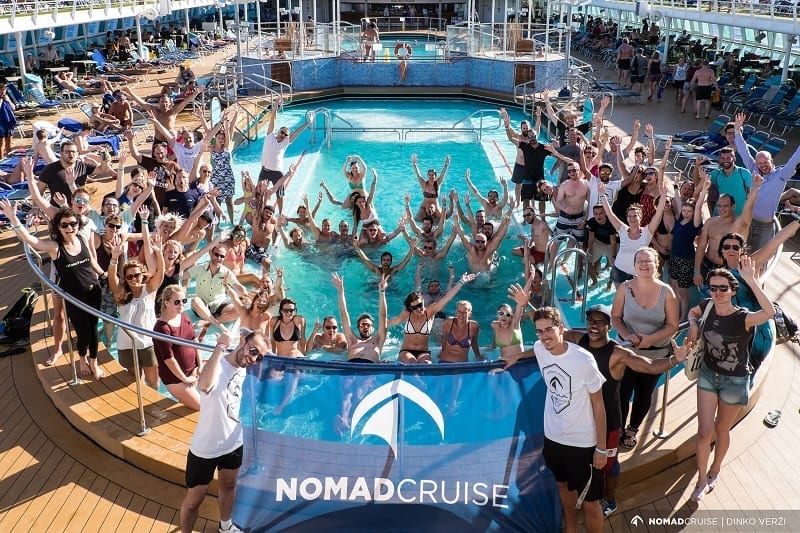 digital nomad cruise - group photo