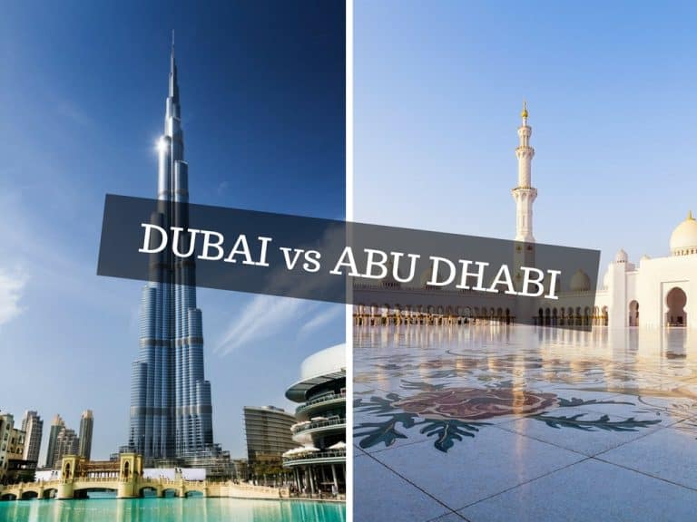 Dubai vs. Abu Dhabi