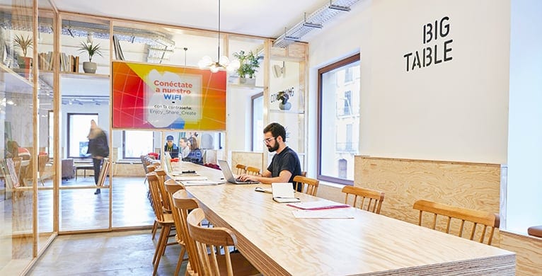 free coworking space in barcelona - imagin cafe