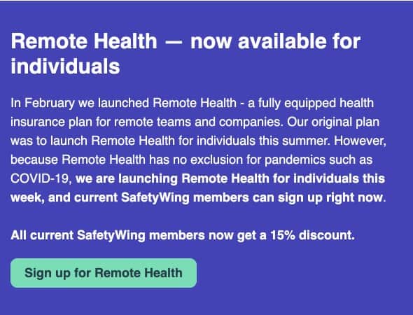 Safety Wing - Remote Health