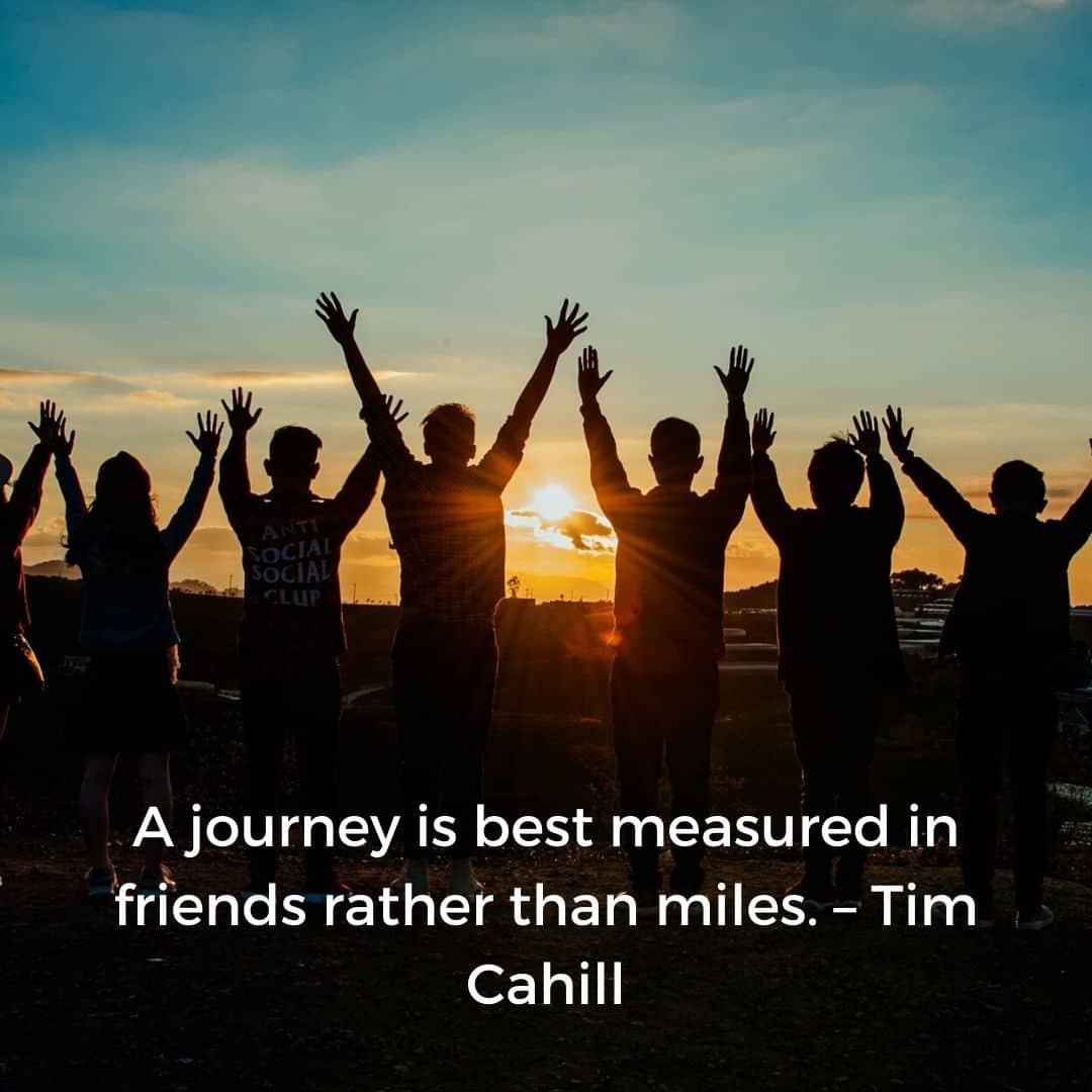 Wanderlust Quotes Instagram - A journey is best measured in friends