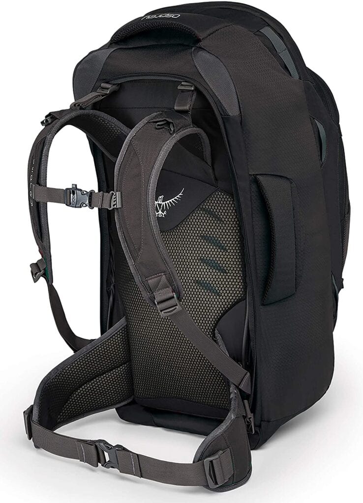 best travel backpack for back pain