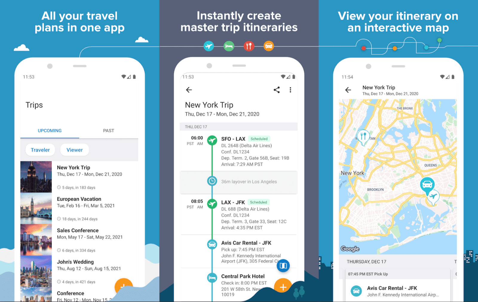 travel ideas mobile app