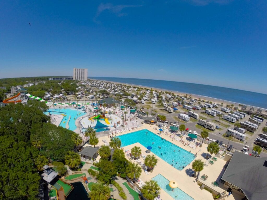 beach camping South Carolina - Ocean Lakes