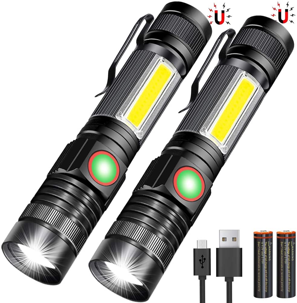 Infapower Rechargeable Precision Aluminium Torch LED Flashlight Travel Camping 