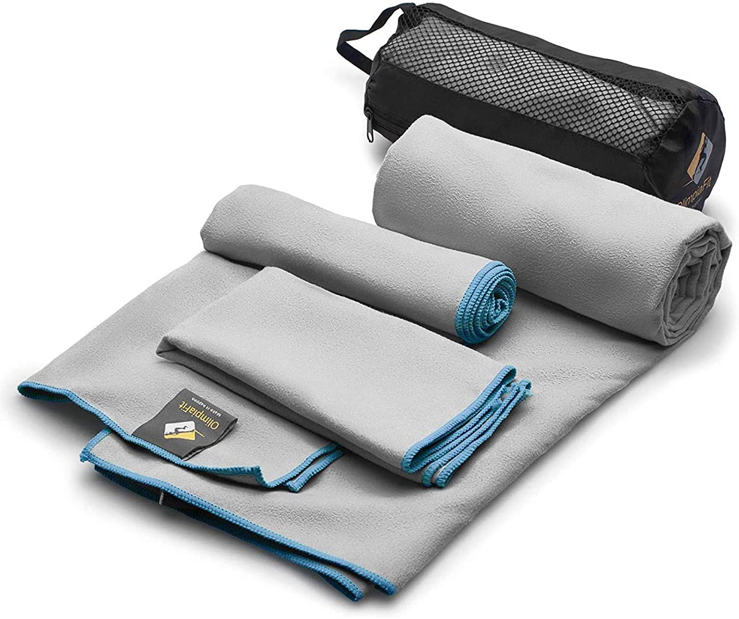 3 Size Options Youphoria Outdoors Microfiber Camping Towel Fast Drying Lightweight Quick Dry Travel Towel & Sport Towel 