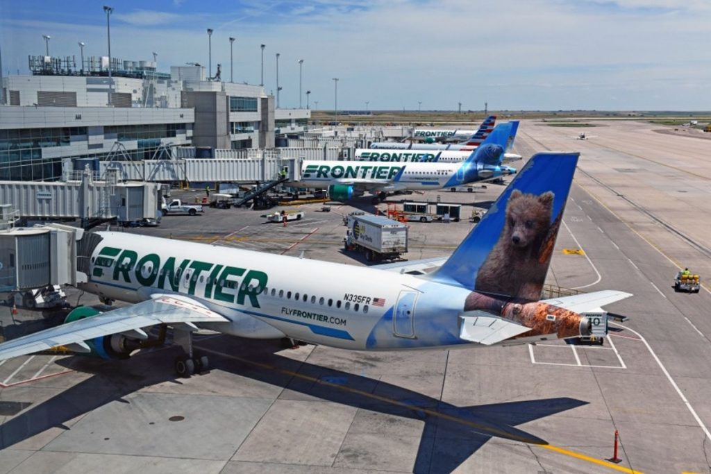 frontier airplanes