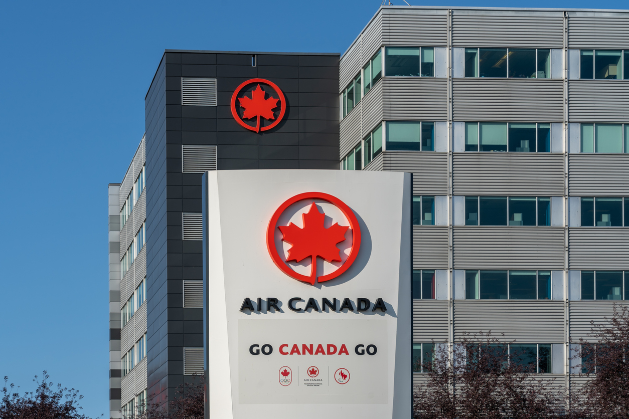 Air Canada headquarters in Montreal, QC, Canada.