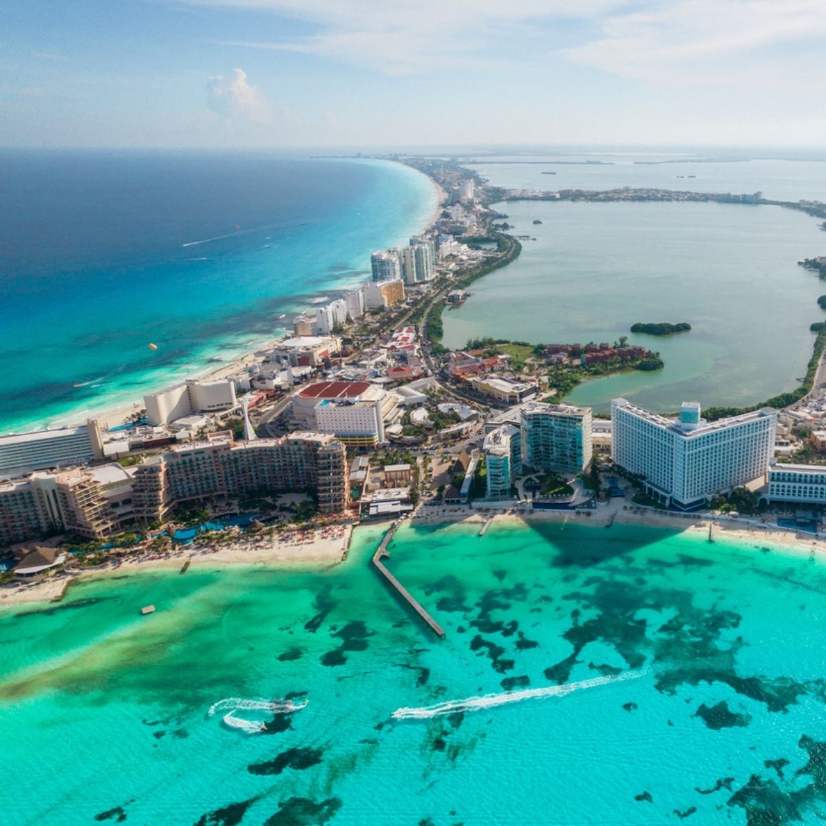 stränderna i cancun
