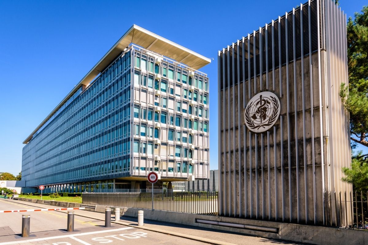 The World Health Organization (WHO) headquarters in Geneva, Switzerland
