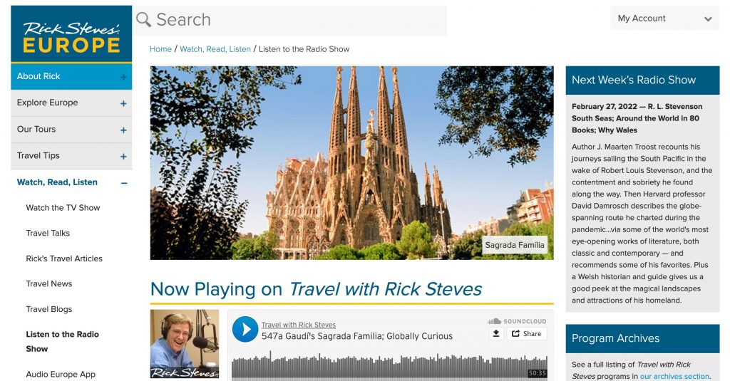 Travel with Rick Steves Podcast