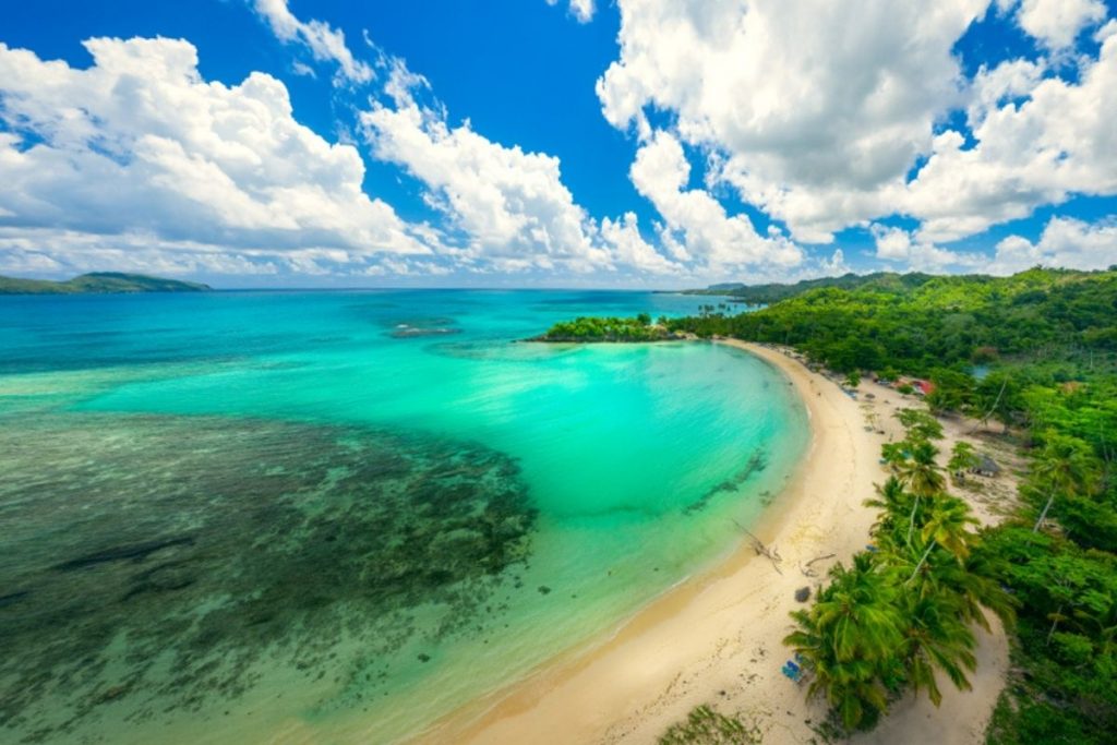Playa Rincón stranden dominikanska republiken