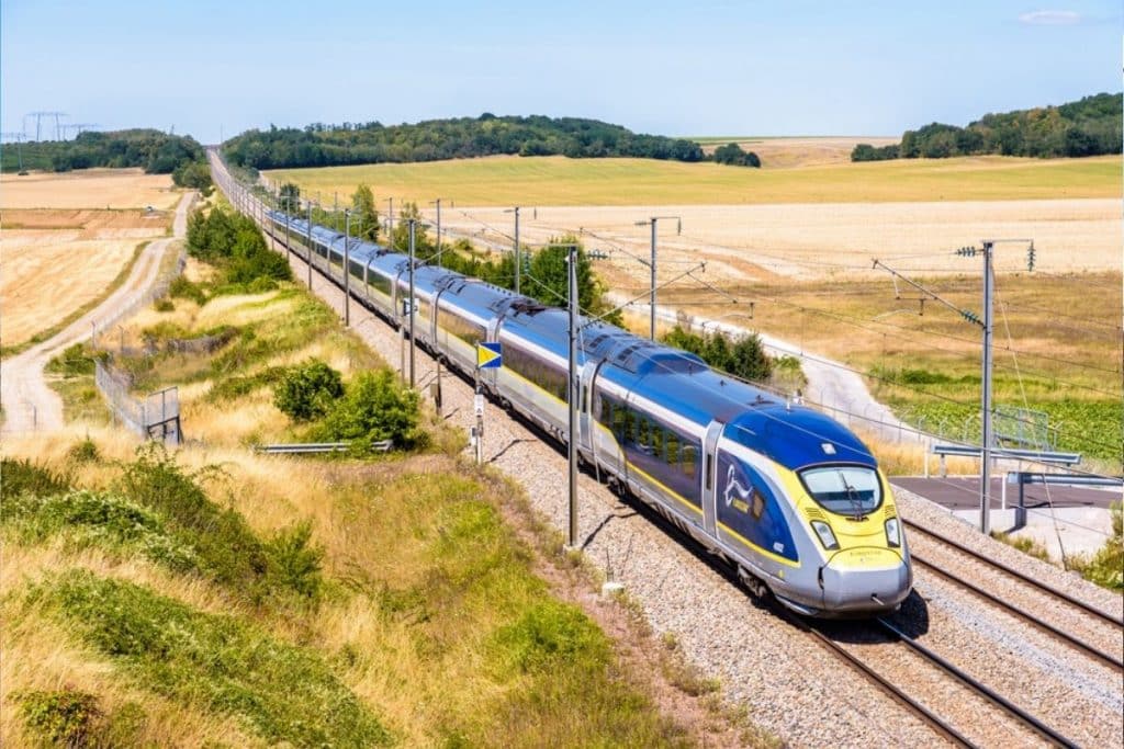 Eurostar Train in France