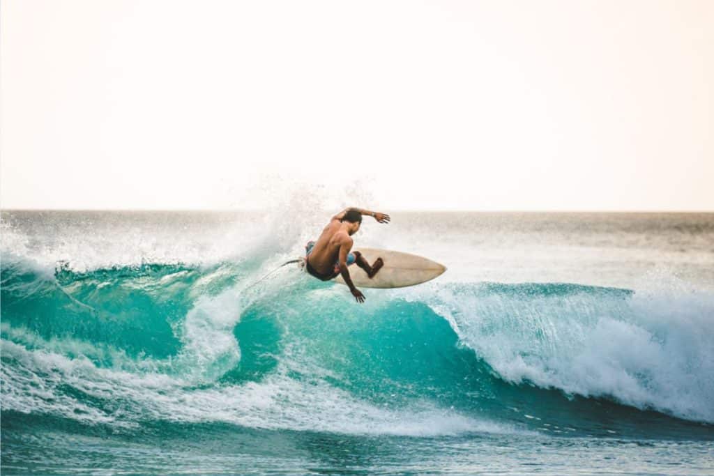 surfer in bali