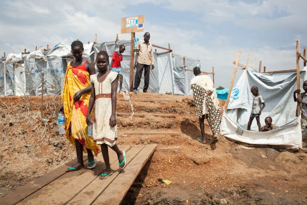 United Nation Campsite In South Sudan
