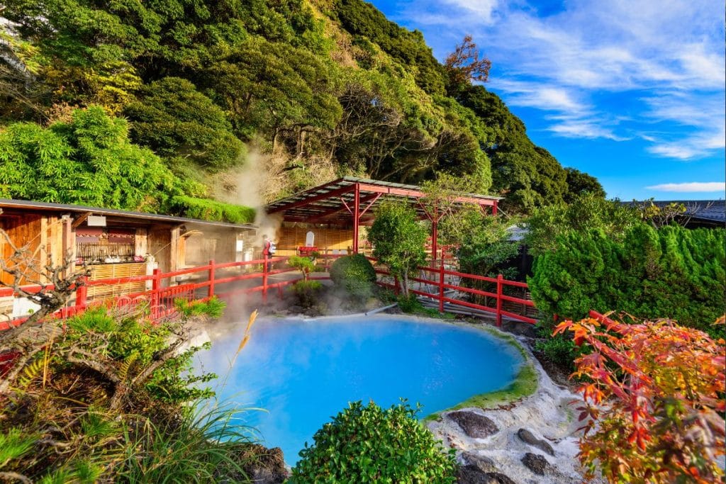 Beppu, Japan hot springs at kamado jigoku