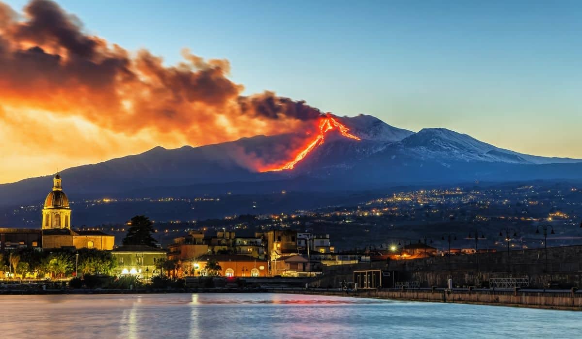 Italy's Catania Airport Reopens After Etna Volcano Explosion